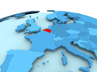 Belçika mavi siyasi dünya üzerinde