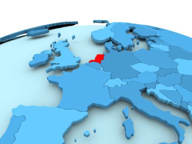 Hollanda mavi siyasi dünya üzerinde