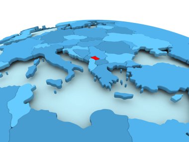 Kosova mavi siyasi dünya üzerinde