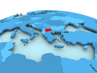 Makedonya mavi siyasi dünya üzerinde