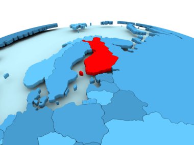 Finlandiya mavi siyasi dünya üzerinde