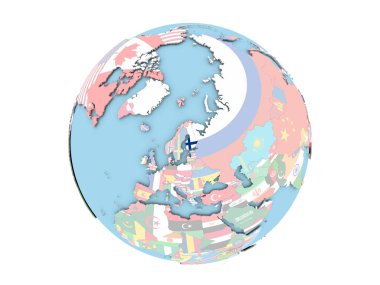 Finlandiya izole küre üzerinde