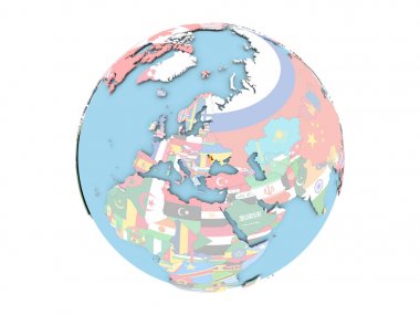 Moldova izole küre üzerinde