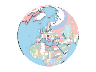 Avusturya üzerinde izole küre