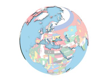 Bulgaristan izole küre üzerinde