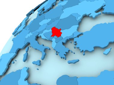 Mavi dünya üzerinde Sırbistan