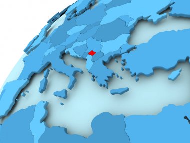 Kosova mavi dünya üzerinde
