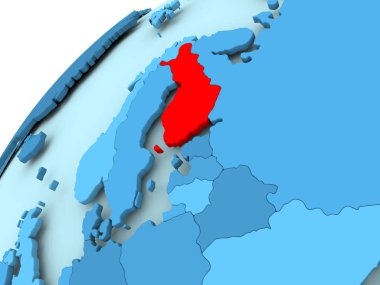 Finlandiya mavi dünya üzerinde