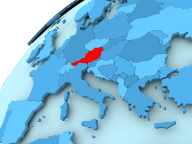 Mavi dünya üzerinde Avusturya