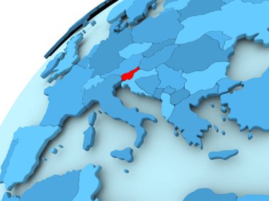 Slovenya mavi dünya üzerinde