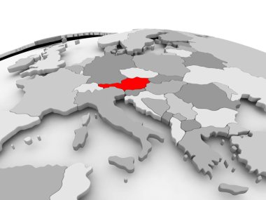 Avusturya gri dünya üzerinde