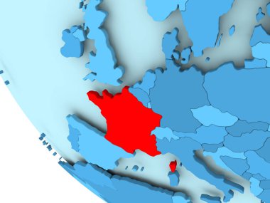Fransa mavi siyasi dünya üzerinde