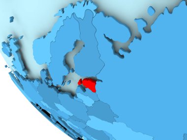 Estonya mavi siyasi dünya üzerinde