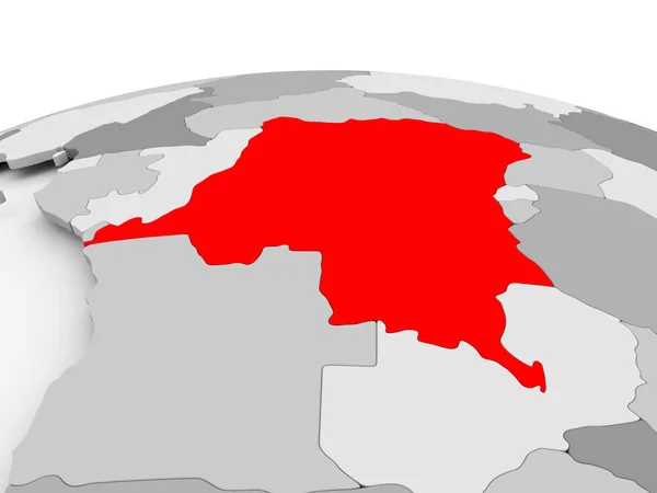 콩고 민주 공화국의 회색 세계에 — 스톡 사진