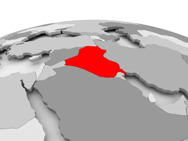 Irak harmaalla maapallolla — kuvapankkivalokuva