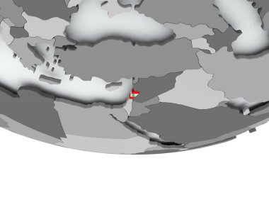 Lübnan Bayrağı dünya üzerinde