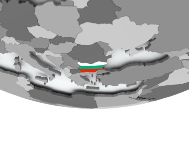 Bulgaristan bayrağı dünya üzerinde