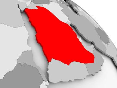 Suudi Arabistan haritası