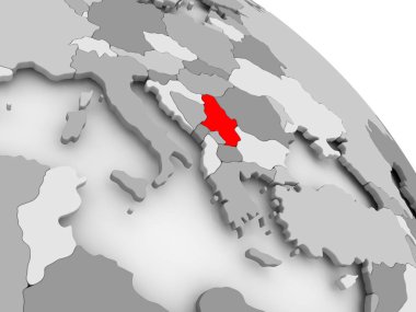 Sırbistan Haritası