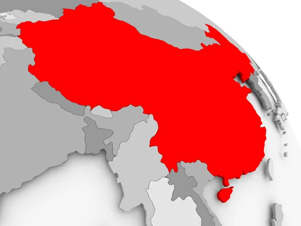 Karta över Kina — Stockfoto