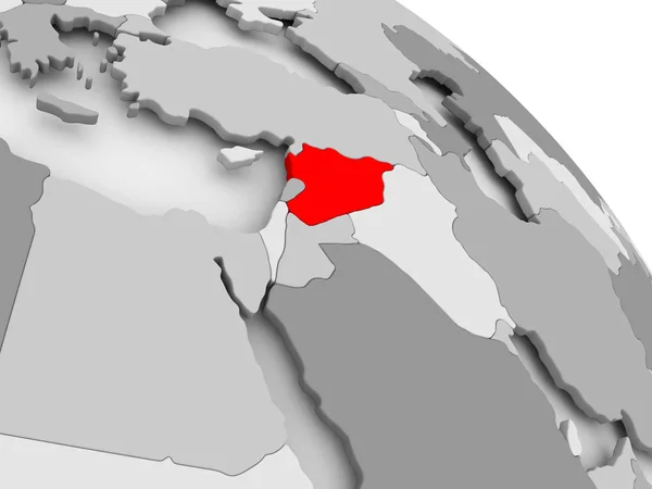 시리아의 지도 — 스톡 사진