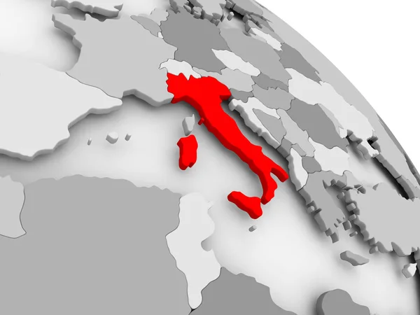 Χάρτης της Ιταλίας — Φωτογραφία Αρχείου