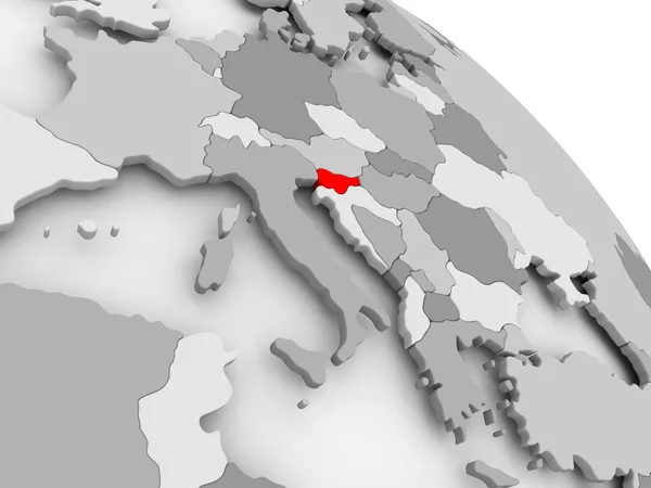 Χάρτης της Σλοβενίας — Φωτογραφία Αρχείου