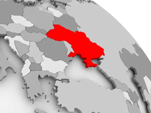Карта Украины — стоковое фото
