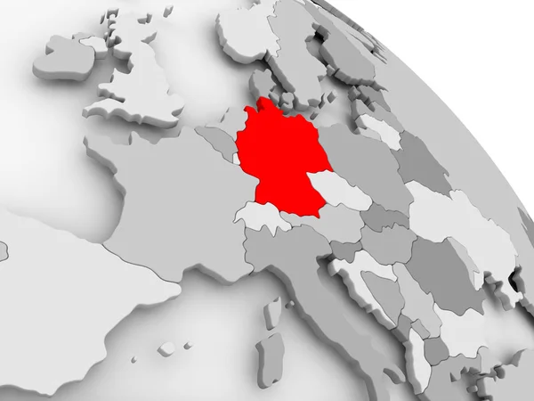 La mappa di Germania — Foto Stock