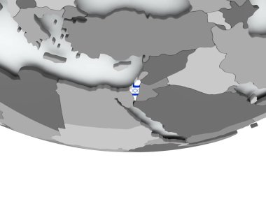 İsrail bayrağı dünya üzerinde