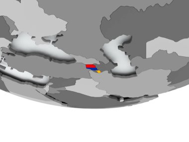 Ermenistan bayrağı dünya üzerinde