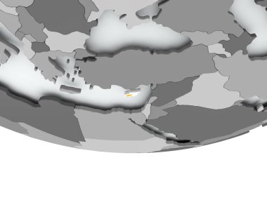 Kıbrıs bayrağı dünya üzerinde