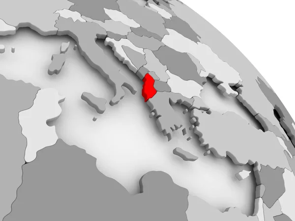 Mapa online de Albania — Foto de Stock