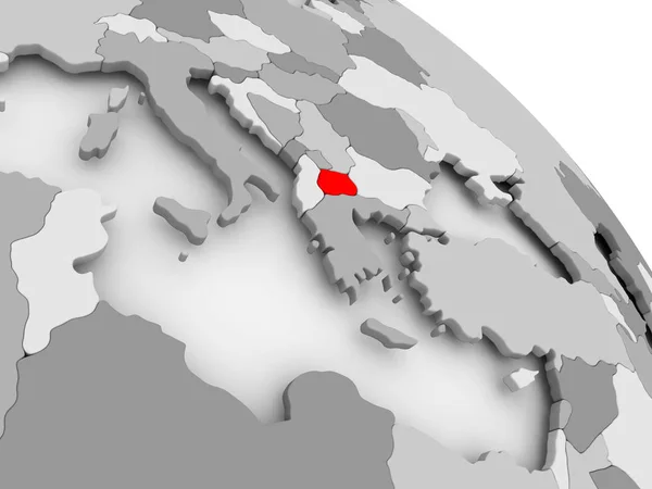 Карта Македонии — стоковое фото