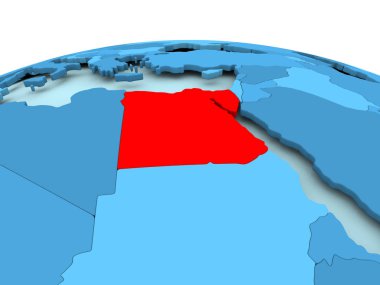Mısır mavi siyasi dünya üzerinde