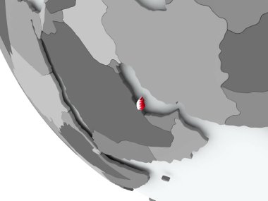 Katar bayrağı siyasi dünya üzerinde