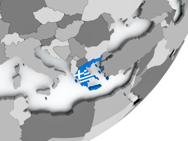 Harita Yunanistan bayrağı