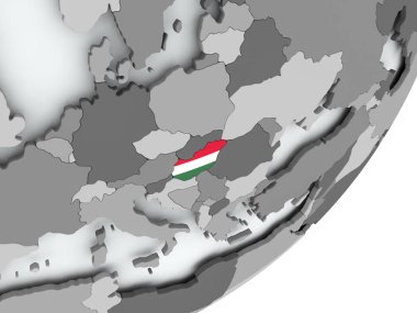 Harita Macaristan bayrağı