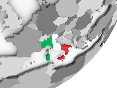 Harita İtalya bayrağı