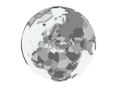 Bulgaristan izole küre üzerinde