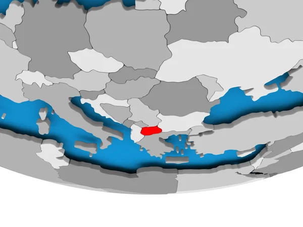 Macedónia a világon — Stock Fotó