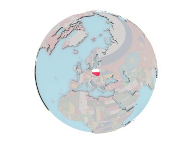 Polonya bayrağı dünya üzerinde