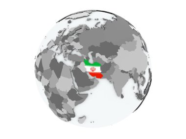Iran izole küre üzerinde