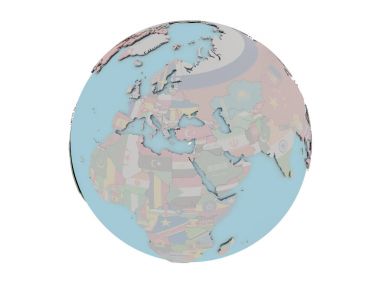 Kıbrıs bayrağı dünya üzerinde