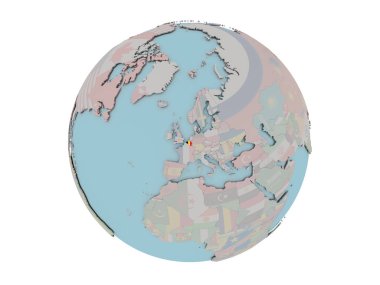 Belçika bayrağı dünya üzerinde