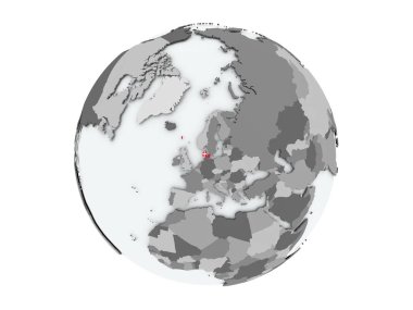 Danimarka izole küre üzerinde