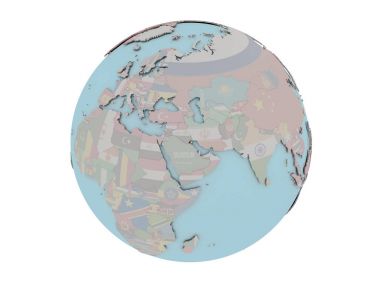 Kuveyt bayrağı dünya üzerinde