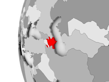 Azerbaycan gri dünya üzerinde