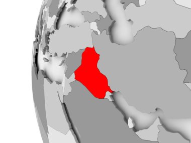 Irak konusunda gri Küre