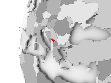 Kosova gri dünya üzerinde